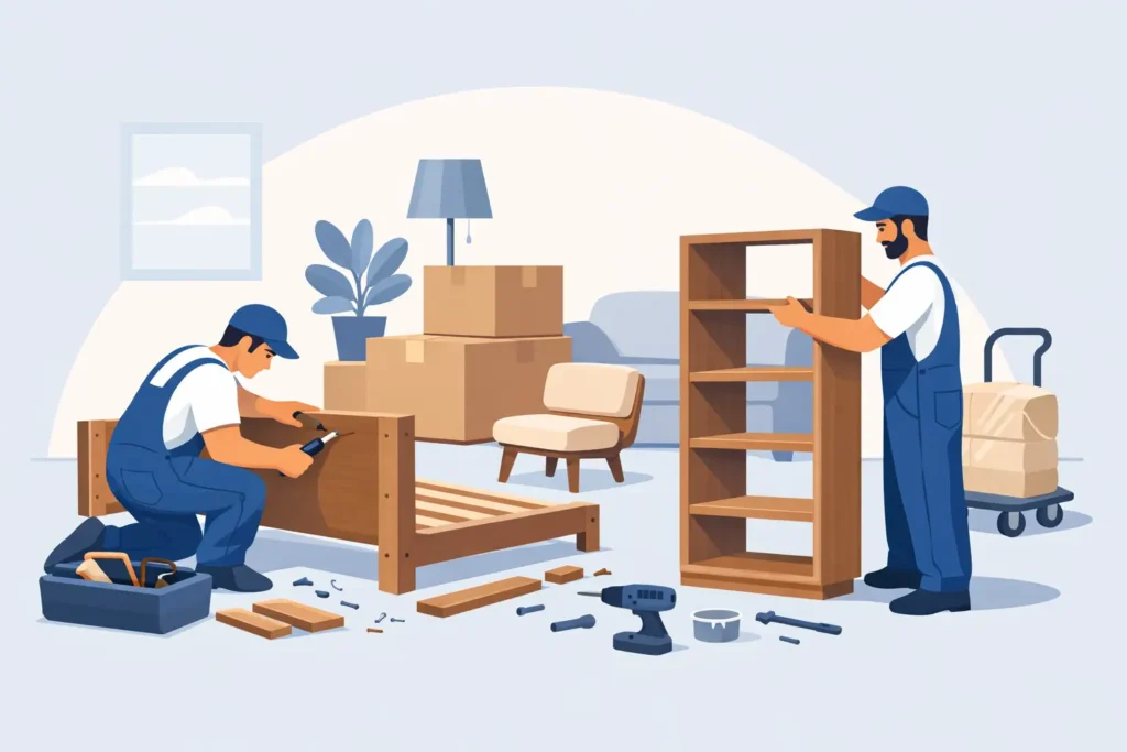 Furniture Disassembly and Reassembly Movers
