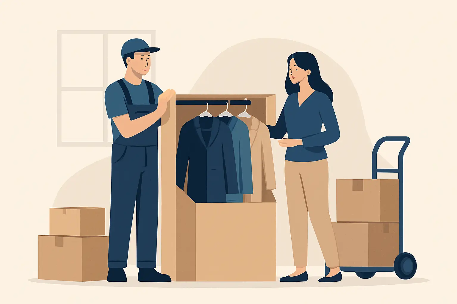 Wardrobe Box Moving Service That Actually Helps
