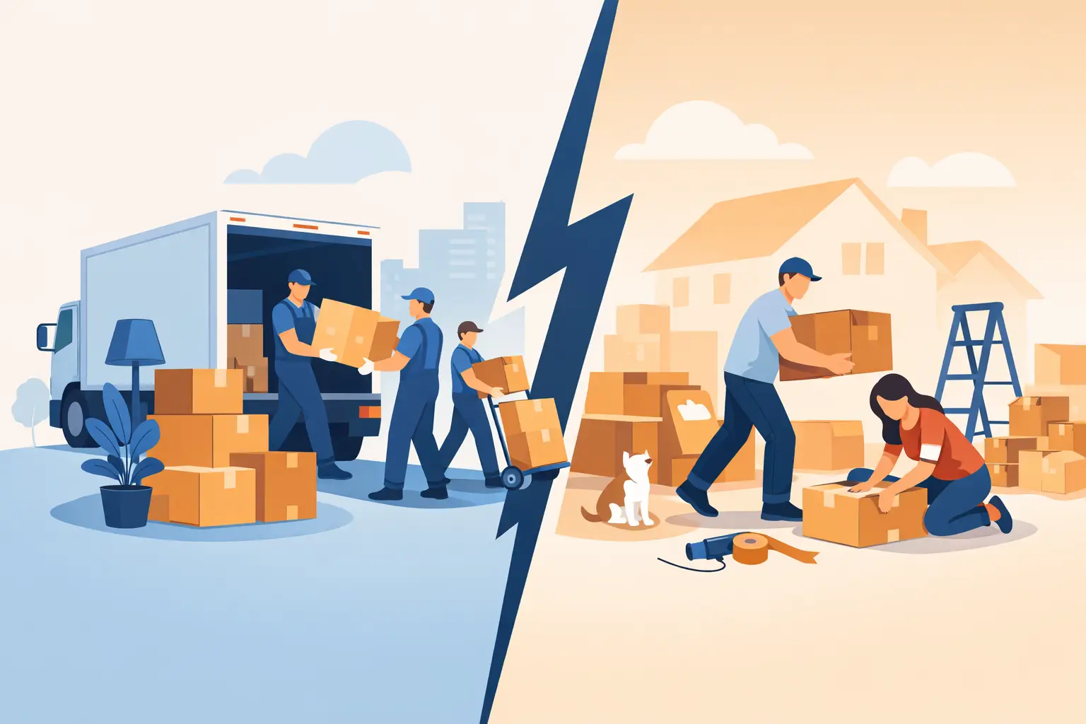 Full Service Movers vs DIY: Which Wins?