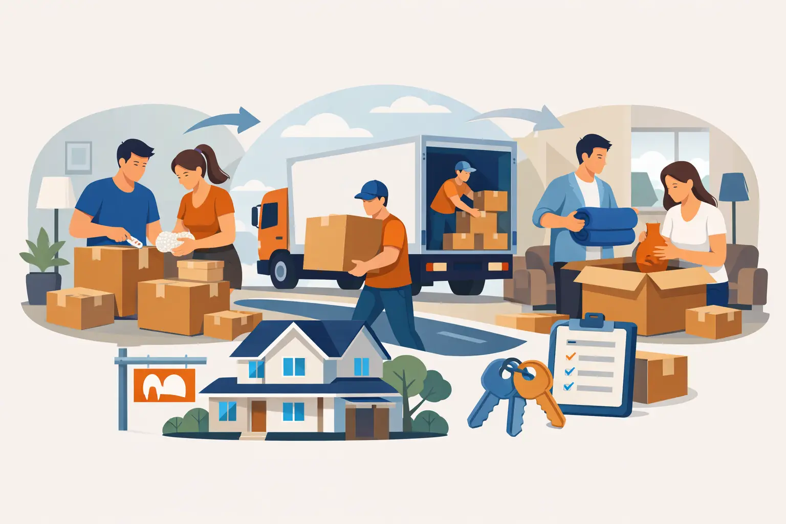 Residential Moving Process Step by Step