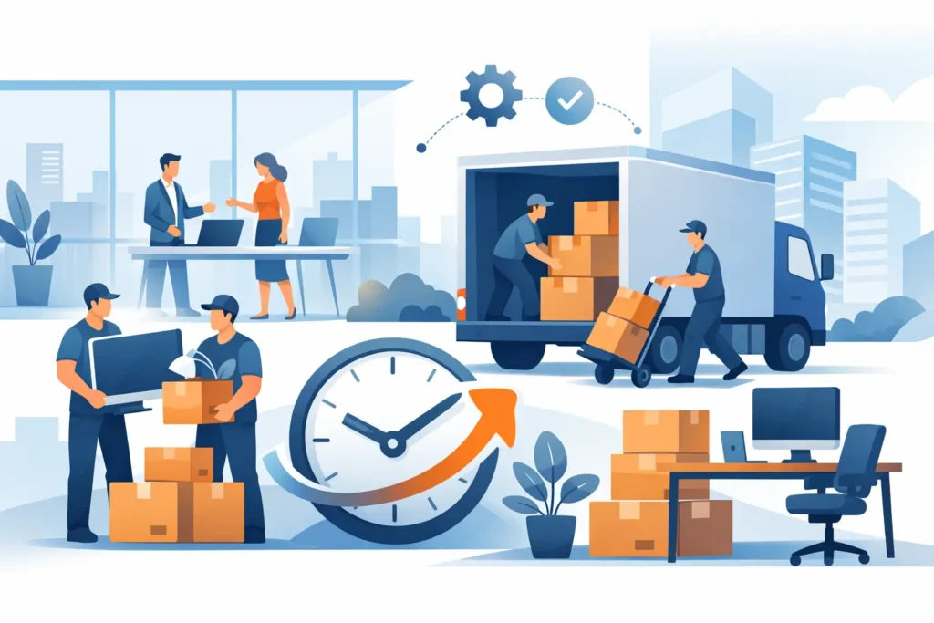How Commercial Office Movers Reduce Downtime