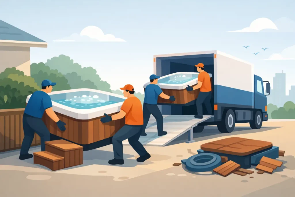 Hot Tub Removal and Disposal Service