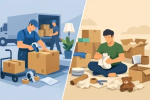 Professional Packing Versus Self Packing