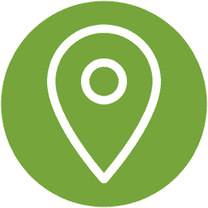 Map pin icon representing location or navigation services.