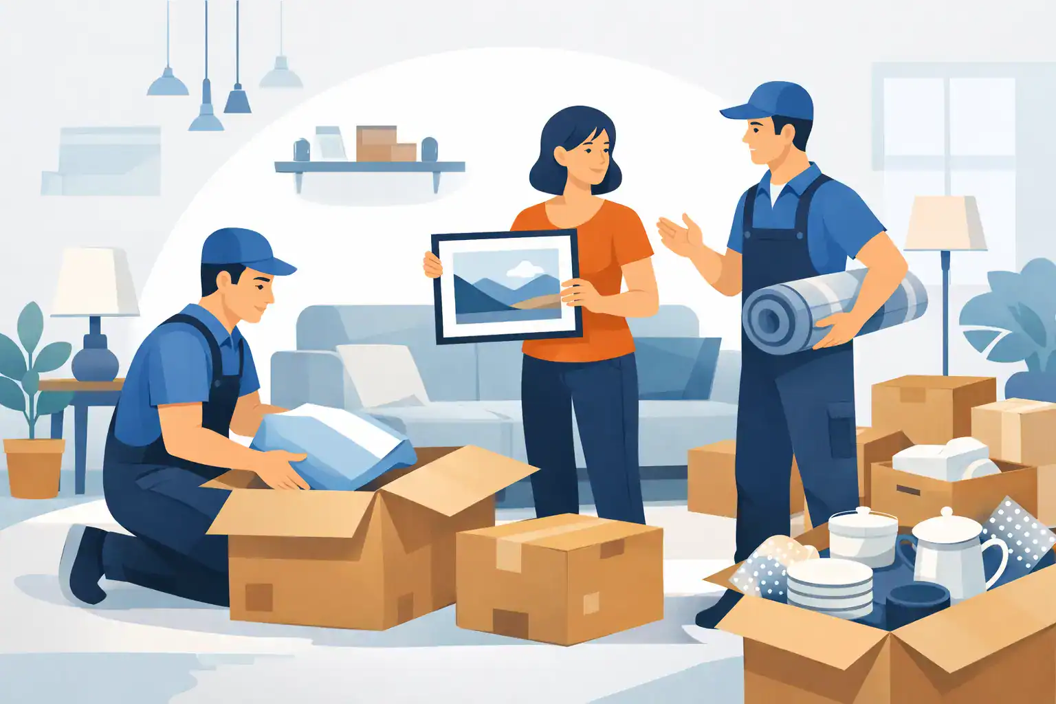Moving and packing services by Baker Home Solutions in Toronto, Ontario.