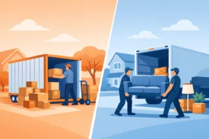 Moving Containers Versus Movers: Which Fits?